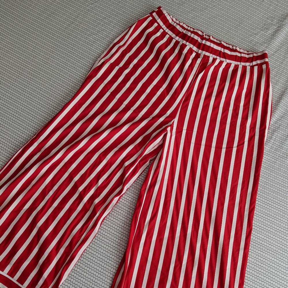Zara Red Stripe Pants